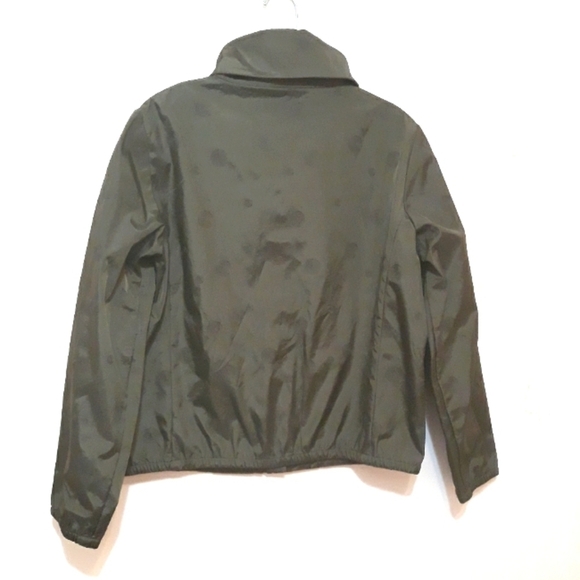 Madison Hill Embroidered lining Windbreaker olive green jacket size Medi… - Picture 8 of 12